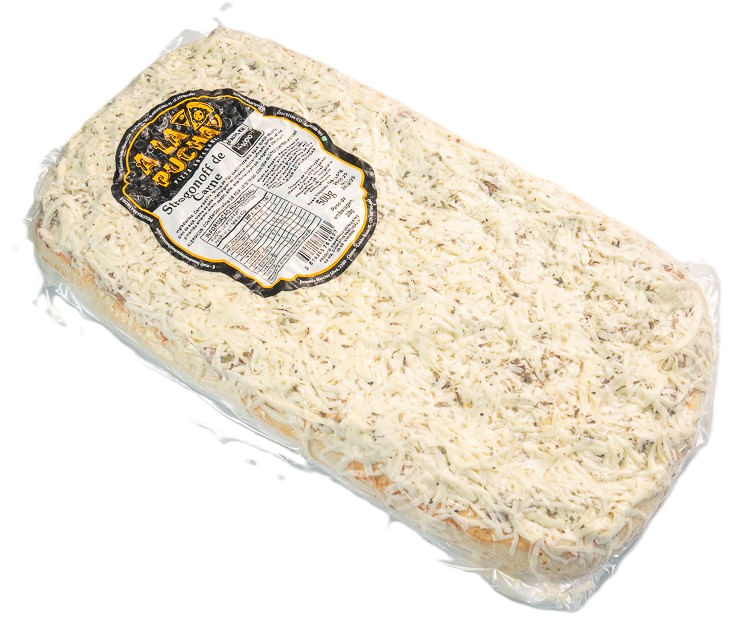 Pizza A La Pucha Artesanal Strogonoff De Carne Congelada 500g