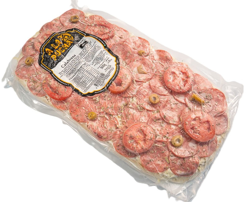 Pizza A La Pucha Artesanal Calabresa Congelada 500g