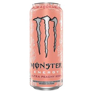 Energético Monster Zero Açúcar Ultra Peachy Keen Lata 473ml