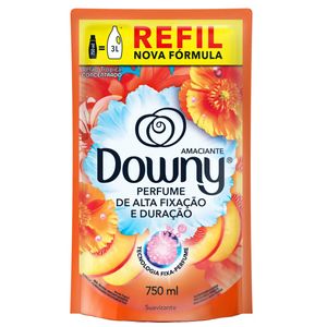 Amaciante De Roupa Concentrado Verão Tropical Downy Refil 750ml