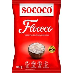 Coco Sococo Em Flocos Integral Desidratado 100g