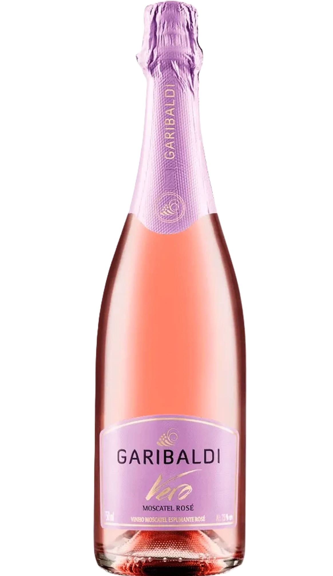 Espumante Moscatel Rosé Garibaldi Vero Garrafa 750ml