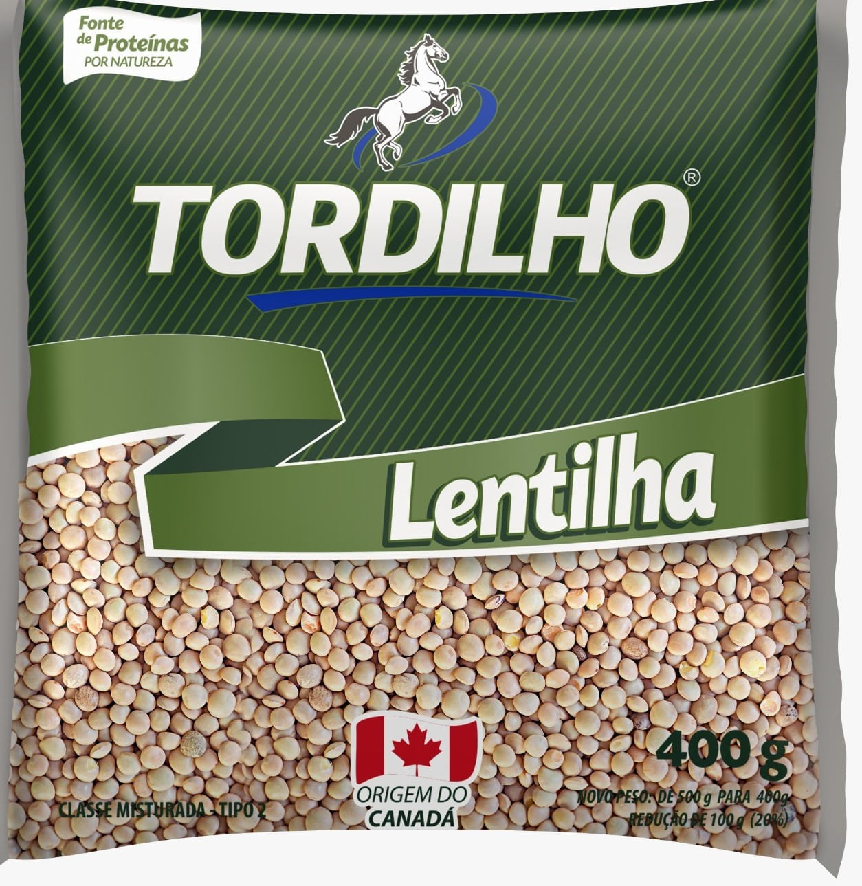Lentilha Tordilho Tipo 2 400g