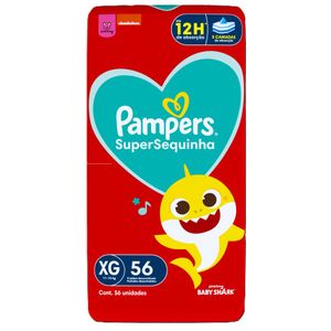 Fralda Pampers Supersequinha Tamanho Xg C/56