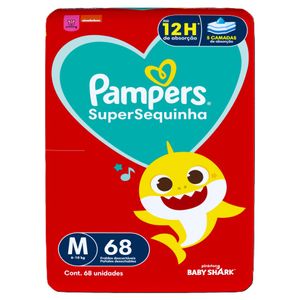 Fralda Pampers Supersequinha Tamanho M C/68