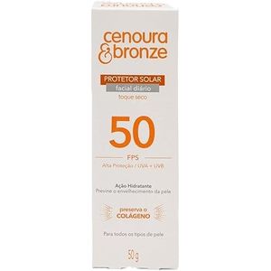 Protetor Solar Cenoura & Bronze Fps50 Facial Fps50 50g