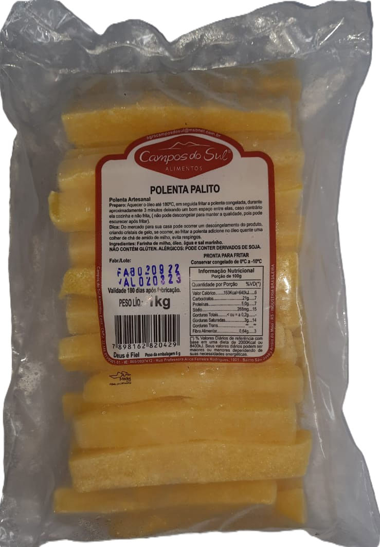 Polenta Campos Do Sul Palito Congelada 1kg
