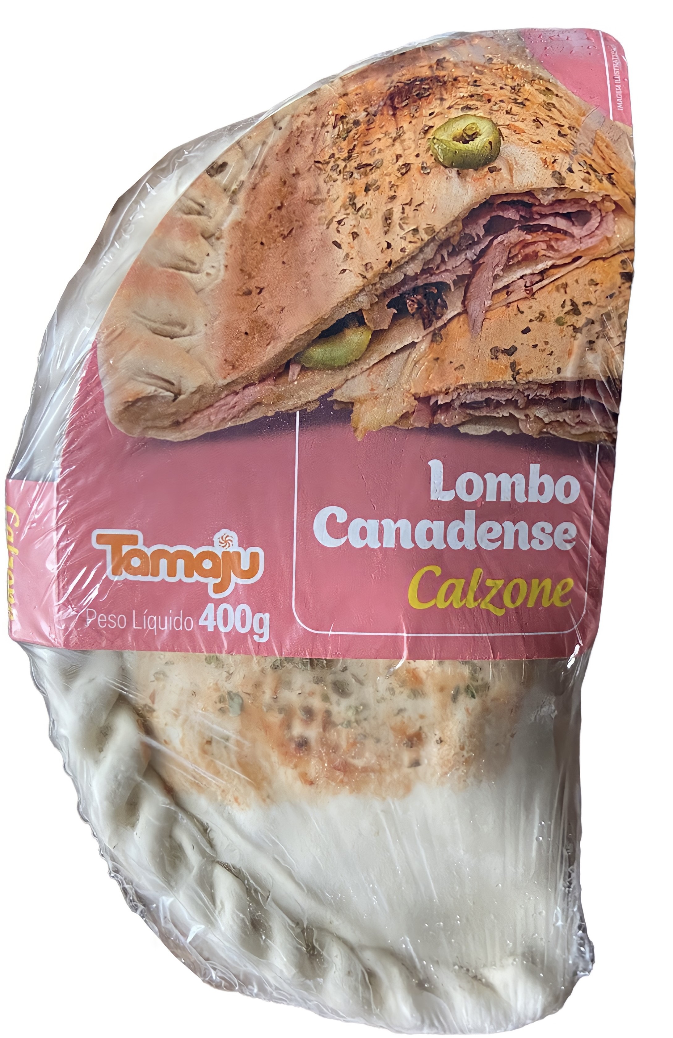 CALZONE TAMAJU LOMBO CANADENSE CONGELADO 400G - Treichel Delivery