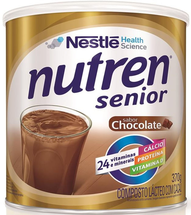 Nutren Senior Pó Chocolate Lata 370g