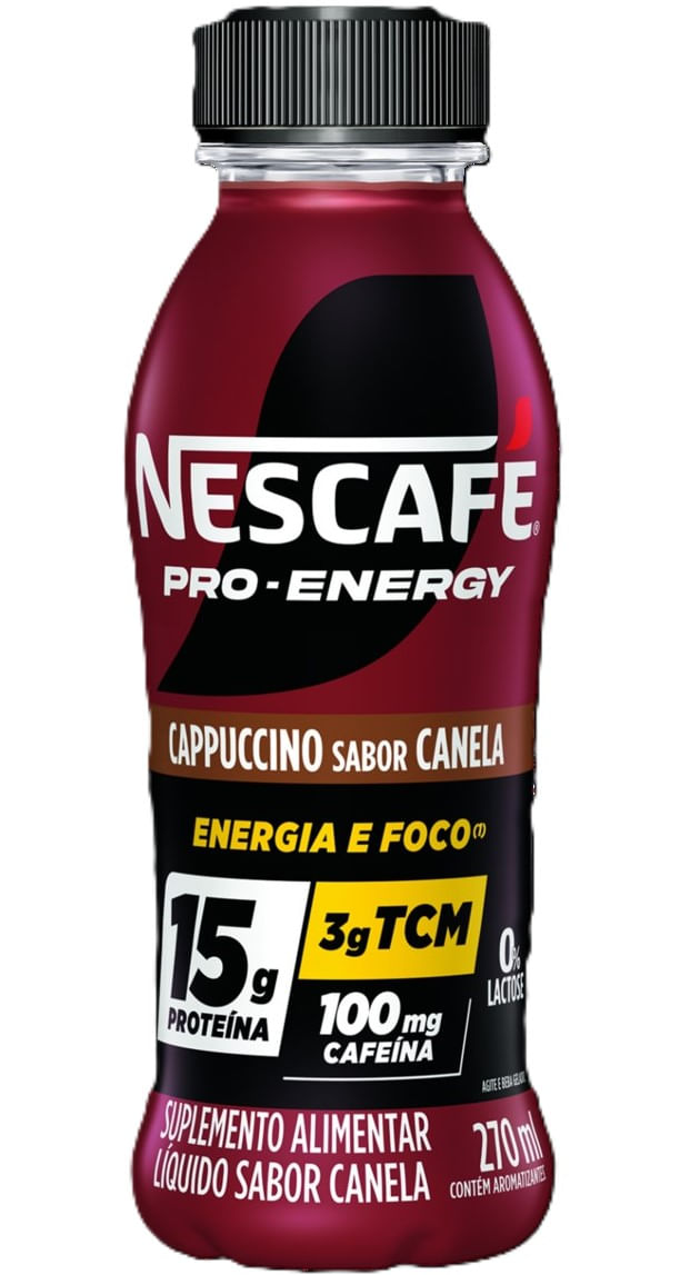 SUPLEMENTO ALIMENTAR NESCAFÉ PRO-ENERGY ZERO LACTOSE CAPPUCCINO