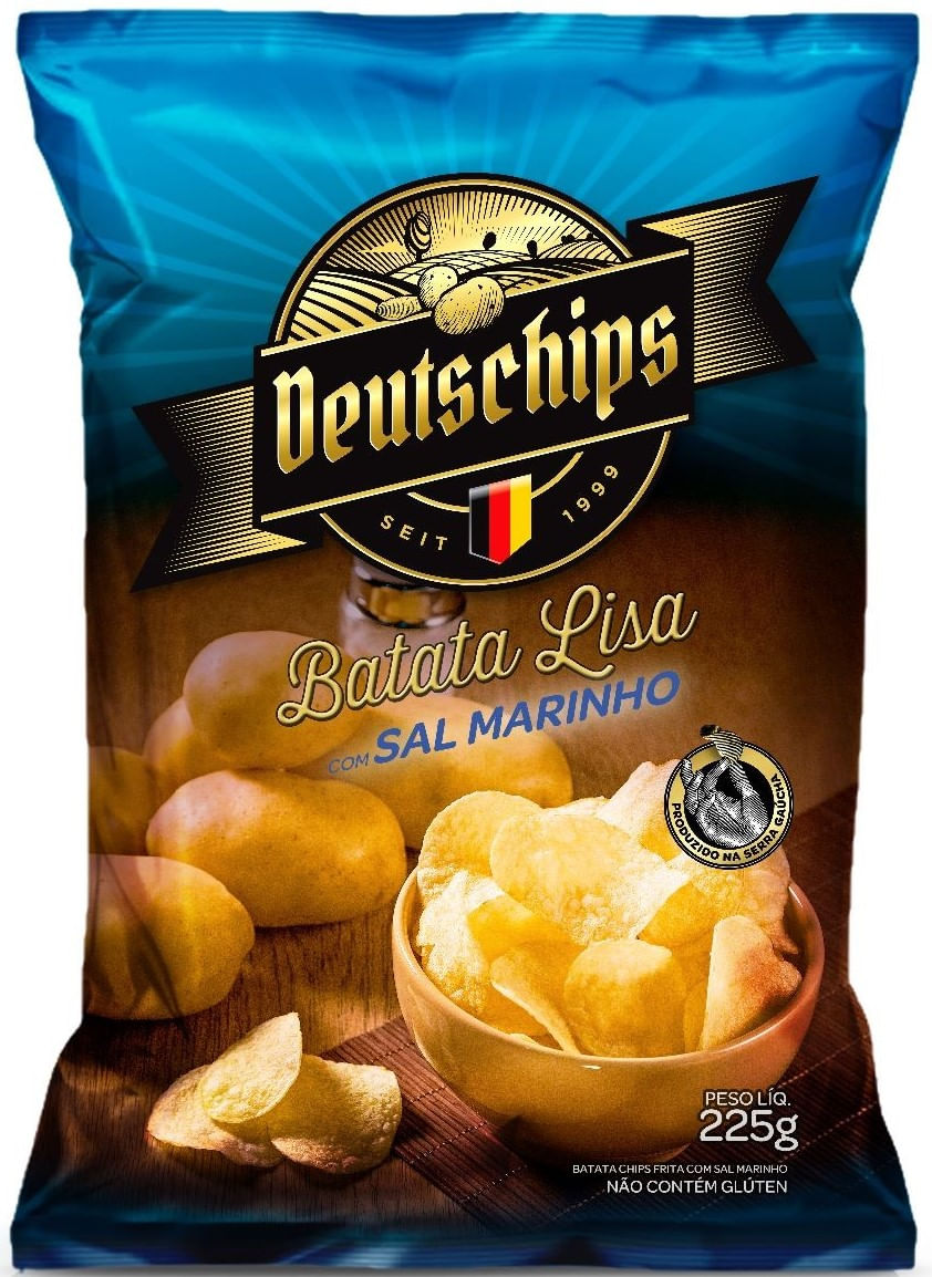 Salgadinho Deutschips Batata 225g Sal Marinho