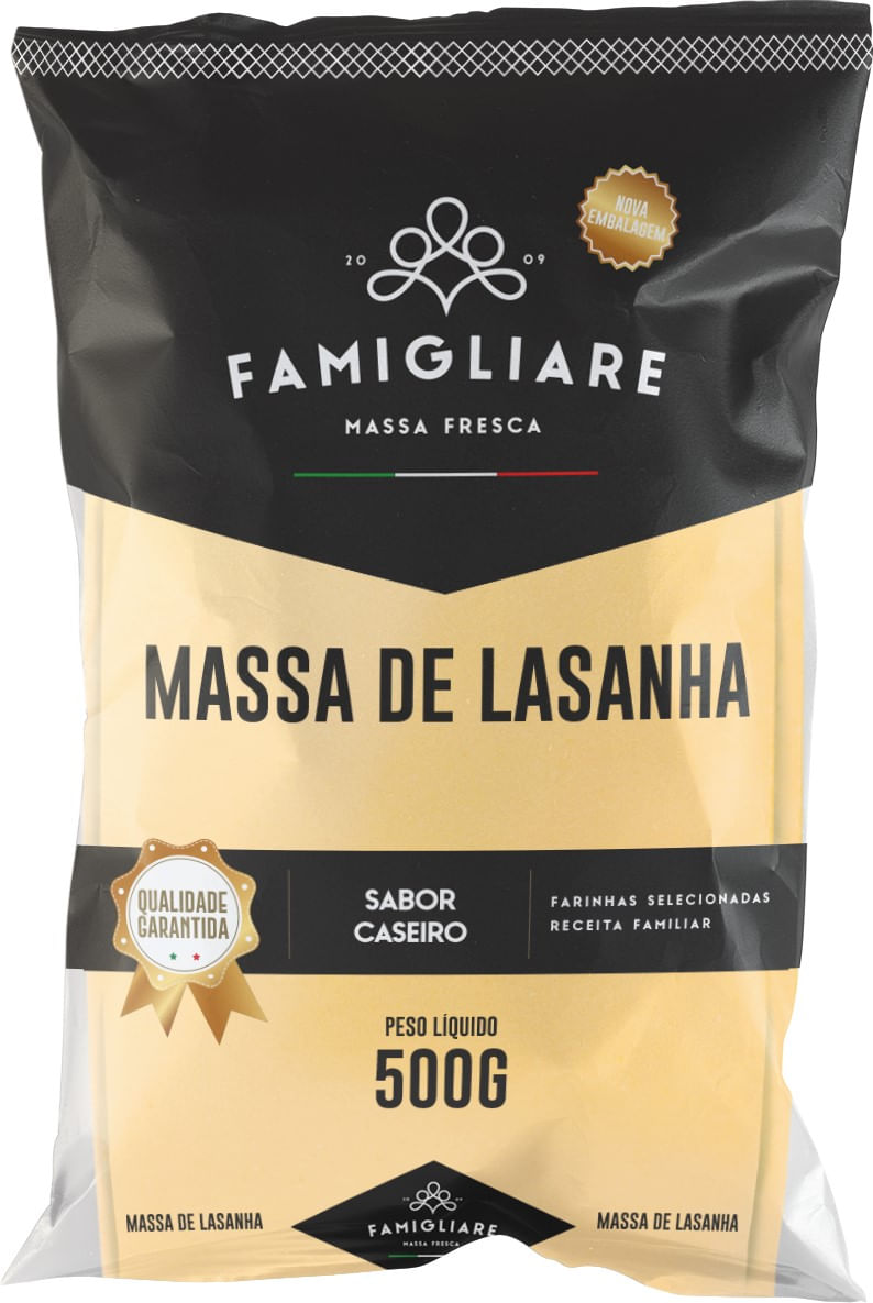 Massa Para Lasanha Famigliare 500g