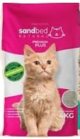 Areia Higiênica Sandbed Natural Premium Plus Para Gatos 4kg