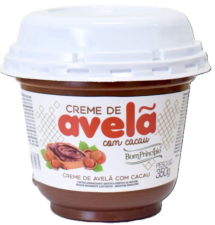 Creme Avelã Bom Princípio Pote 350g