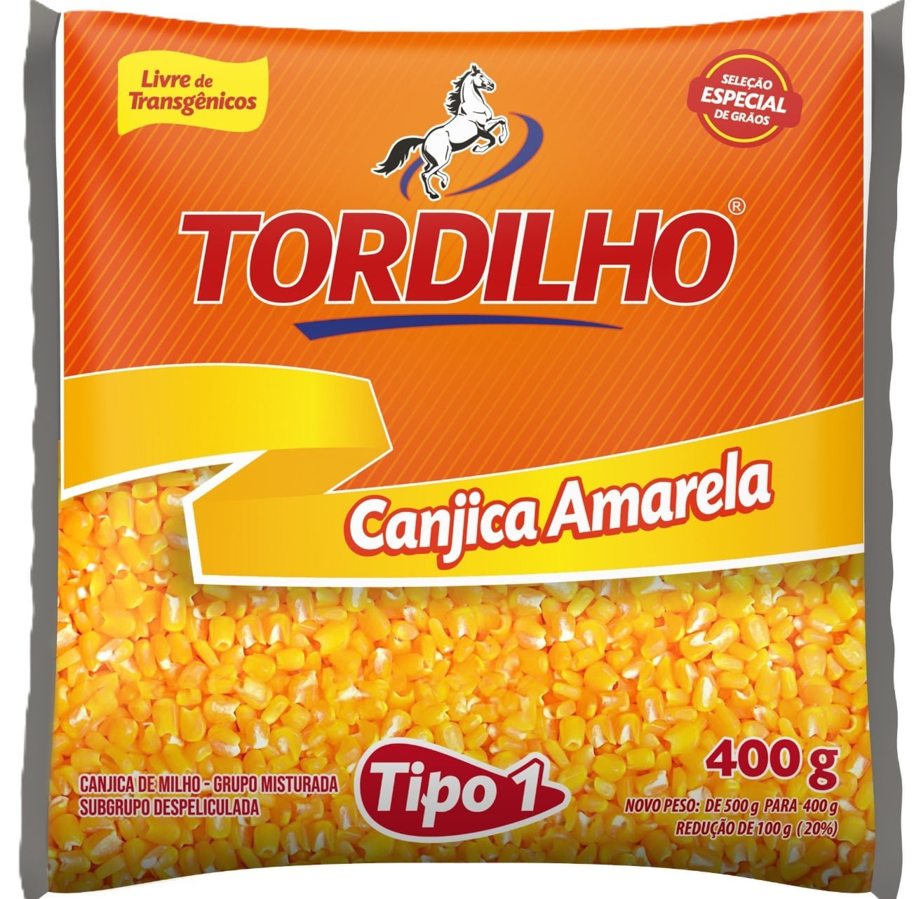 Canjica De Milho Amarela Tordilho 400g